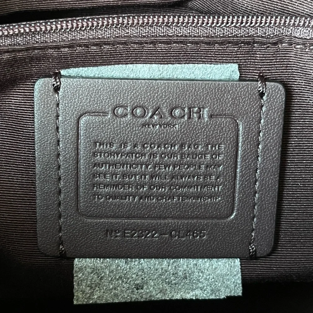 ✅Coach Rowan Satchel In Signature Rose Print - Picture 11 of 12